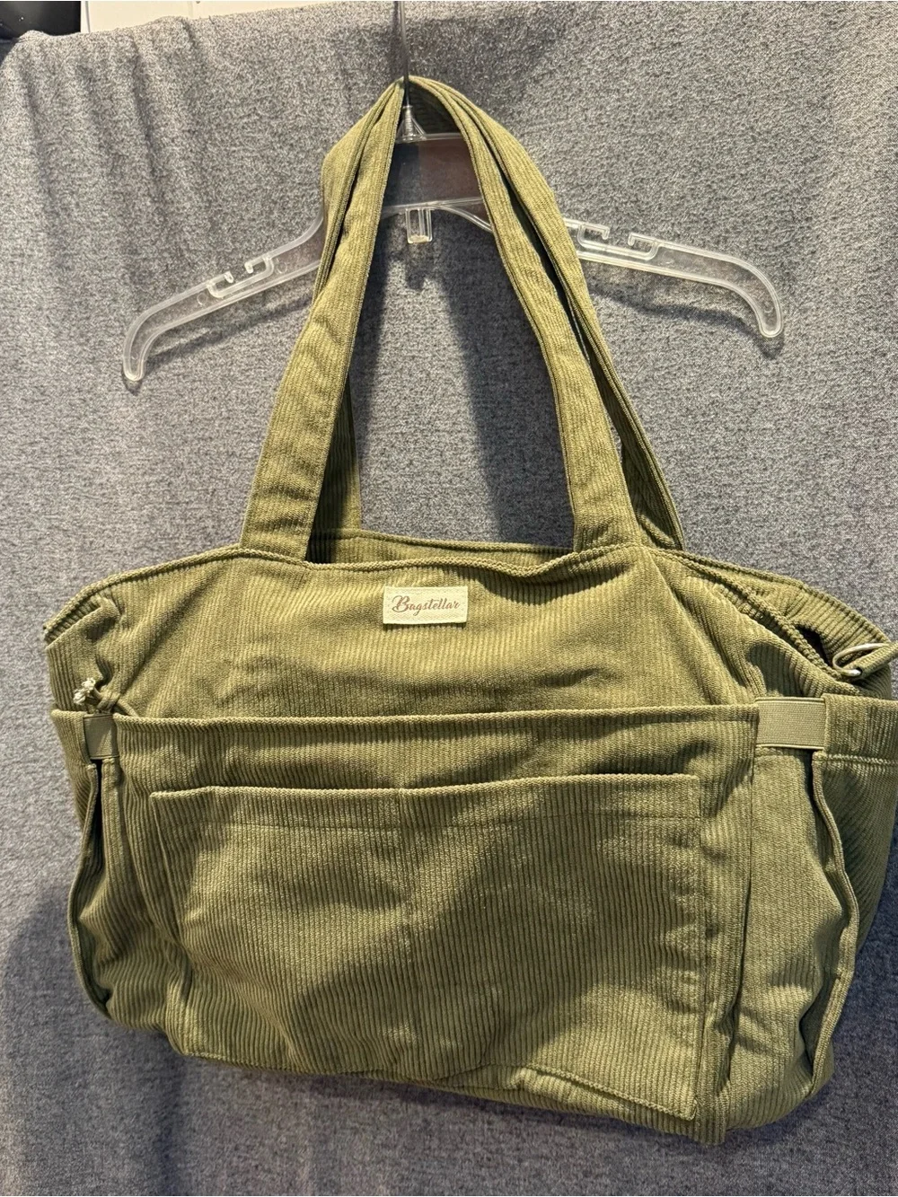 Bagstellar Olive Corduroy Tote/Travel Bag Pre-owned